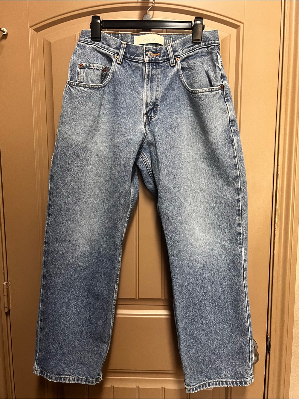 Vintage GAP Blue Jeans Men’s W31 L30 Wide Leg Light Wash Y2K